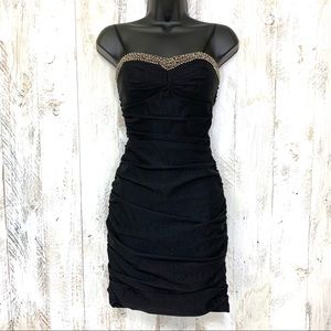 City Triangles Beaded Sweetheart Neckline Jr Dress